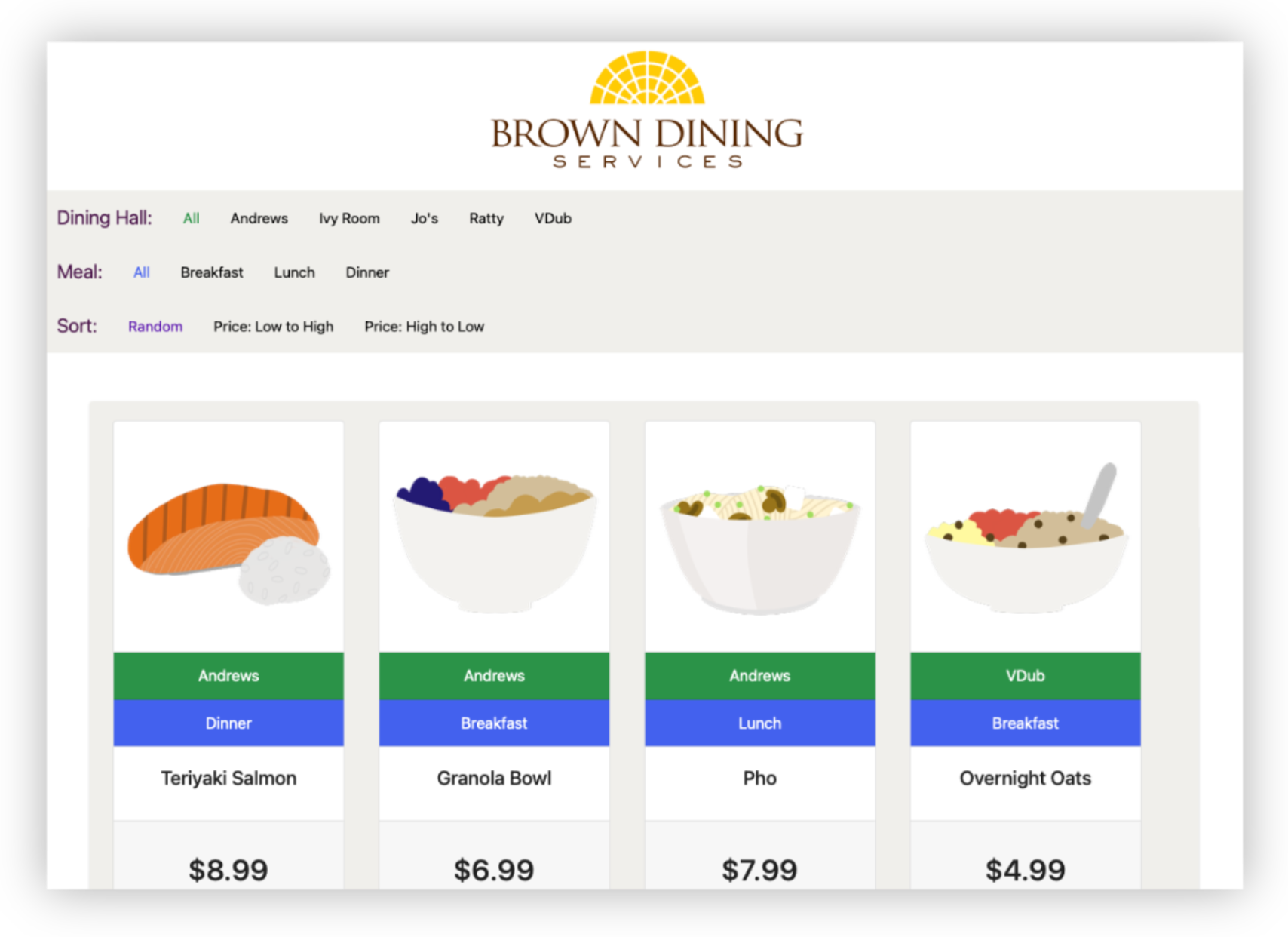 Brown Dining Services